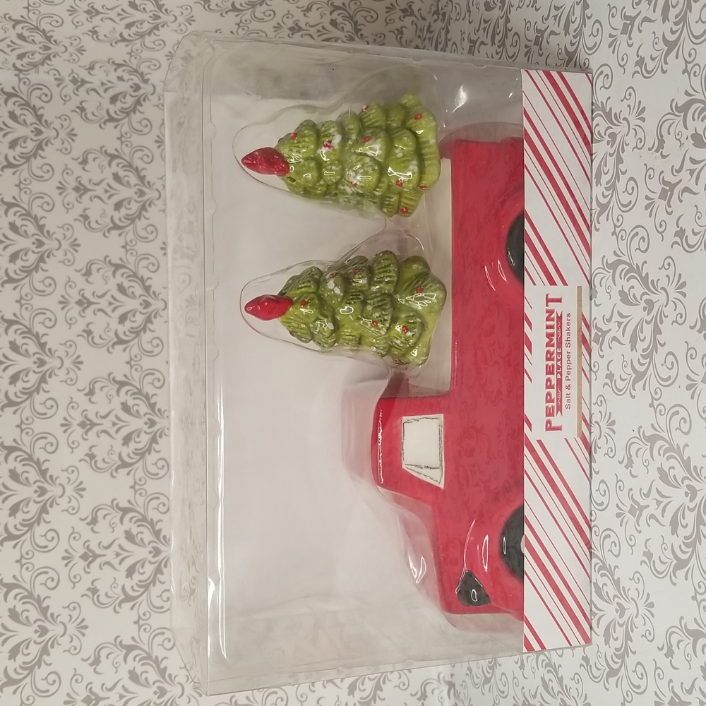 New Peppermint Place Salt & Pepper Shakers